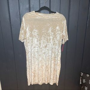 Target velvet T-shirt dress
